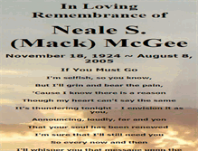 Tablet Screenshot of mackmcgee.com